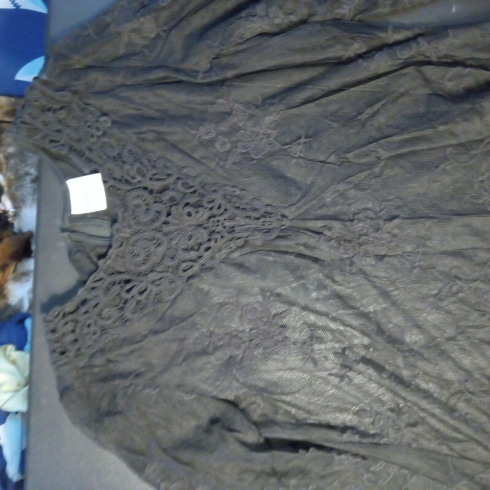 Elegant Black Lace Blouse